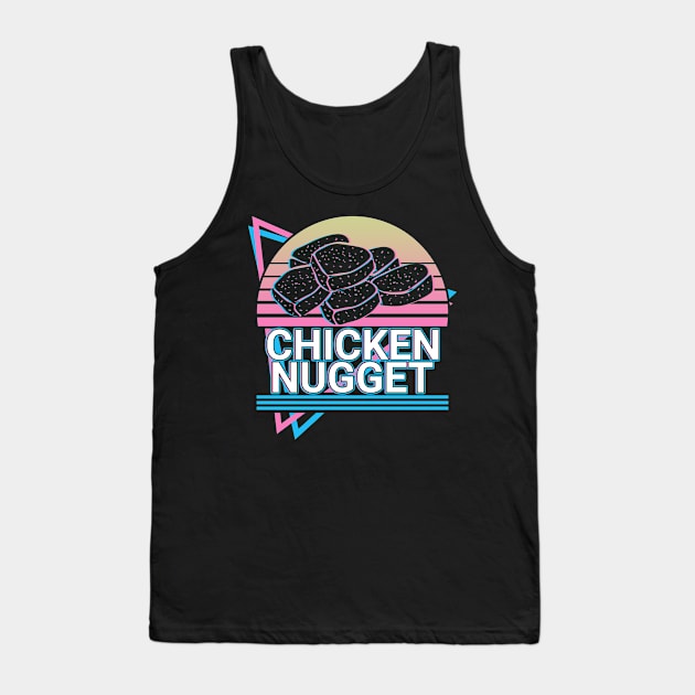 Chicken Nugget Retro Gift Tank Top by Alex21